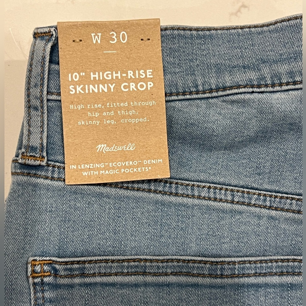 Madewell Light Blue Skinny Jeans